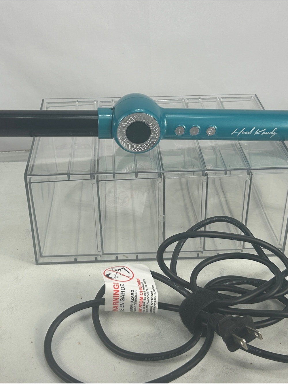Head Kandy Teal Ceramic Curling Wand - Women Hair Tool